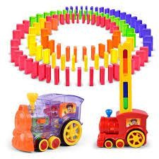 Tren domino de juguete