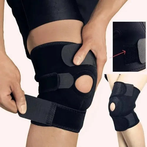 RODILLERA NEGRA CON VELCRO