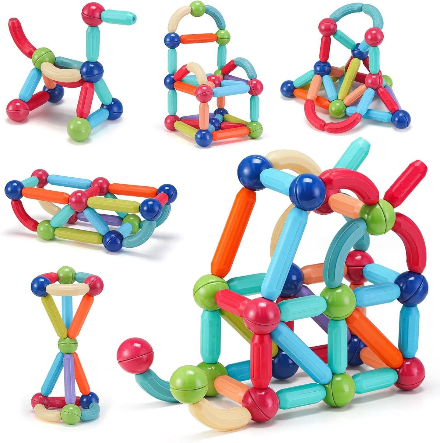 Bloques Para Armar Magnéticos 36 PCS