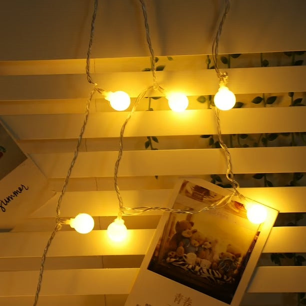 LUZ GUIRNALDA REDONDA CALIDA USB
