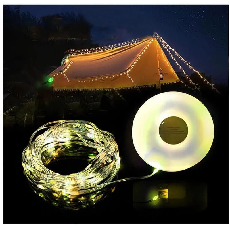 Cadena de luces para camping - Barrio Meiggs