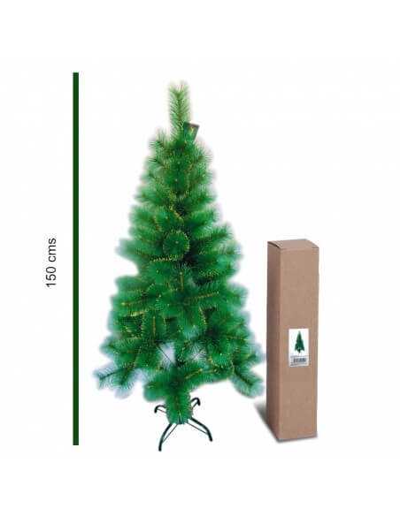 Árbol del navidad verde de pelos tamaños  Especiales