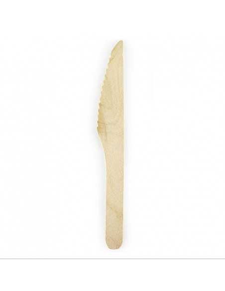 Cuchillos de madera 15 1/2 cm (Paq. 100 Unid.)  Parrillero