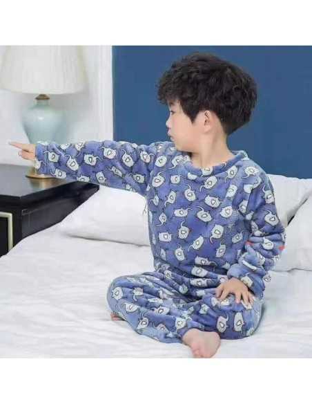 Pijama de polar Suave Infantil Diseños variados importado Inicio