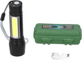 2 Mini Linterna Led Recargable Bolsill