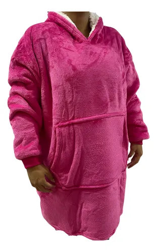 Poleron Plush capucha