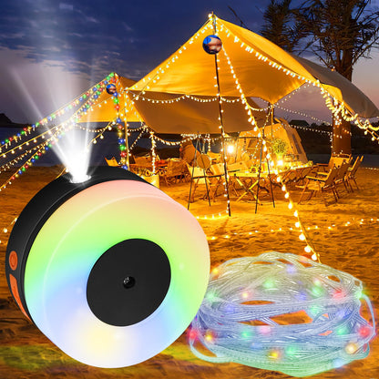 Cadena de luces para camping - Barrio Meiggs