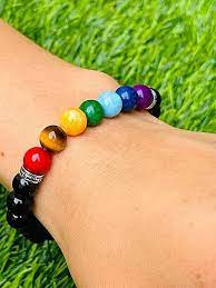 PULSERA PAREJAS 7 CHACKRA AMARRA + CAJA - Barrio Meiggs